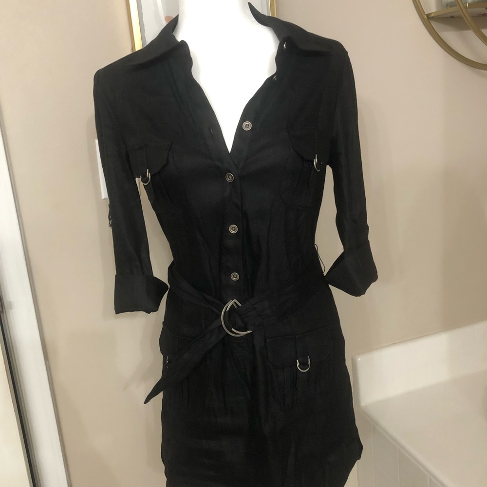 Black casual dress